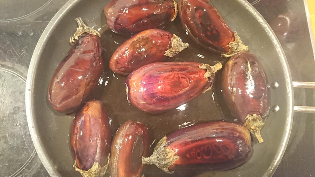 mini eggplants