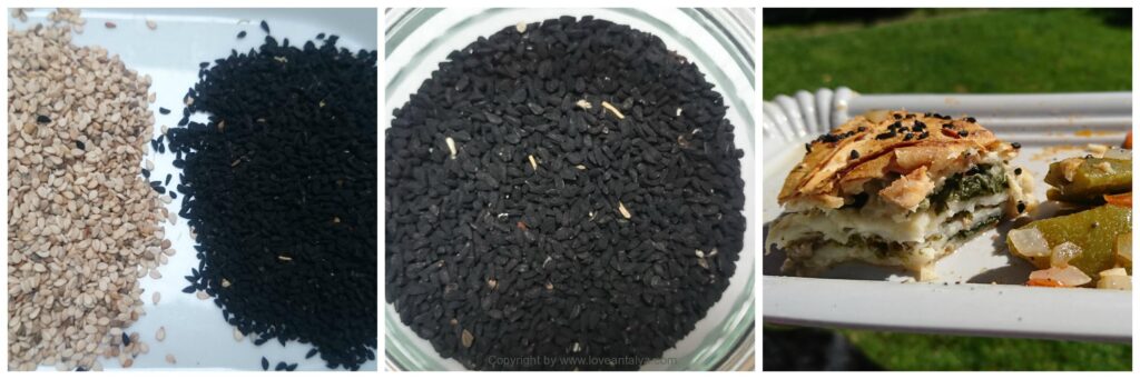 Nigella frø / jomfru i det grønne
