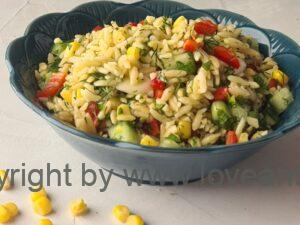 Tyrkisk pastasalat - arpa sehriye salata