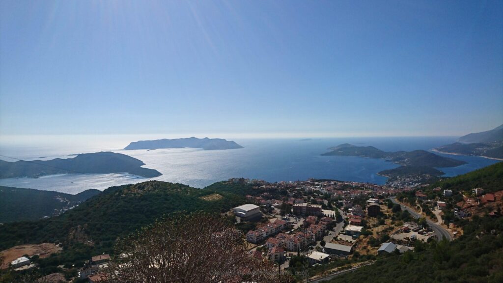 Coastal road from antalya to kalkan